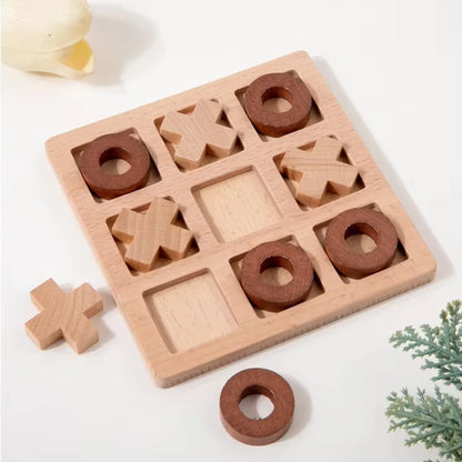 Montessori Play Game Wooden Toy Mini Chess Interaction Puzzle Training Brain Learing Early Educational Toys For Children Kid…