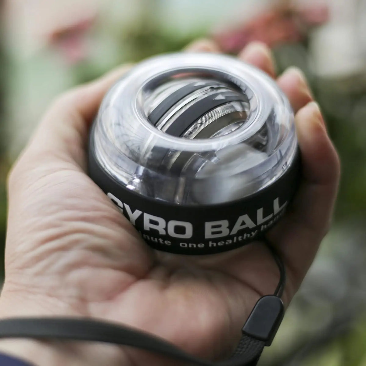 Self-starting Gyro Ball Gyroscopic Power Wrist Ball Forearm Exerciser Arm Hand Muscle Force Trainer Gyroball Home Gym - imag…