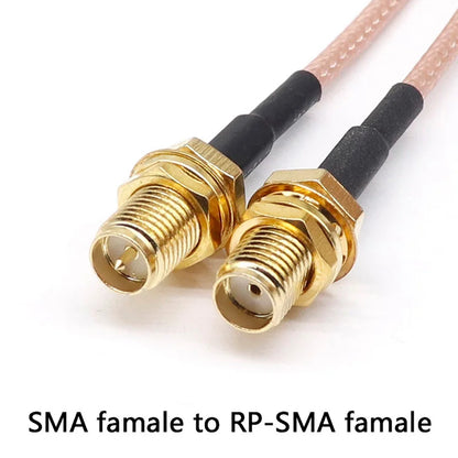 Antenna Extension Cable SMA-JK SMA Male to Female Inner Screw Inner Hole to Outer Screw Inner Needle RG316 Adapter Cable 1 -…