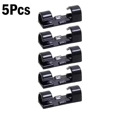Cable Clips Organizer Drop Wire Holder Cord Management Self-Adhesive Cable Manager Fixed Clamp Wire Winder For Home Office C…