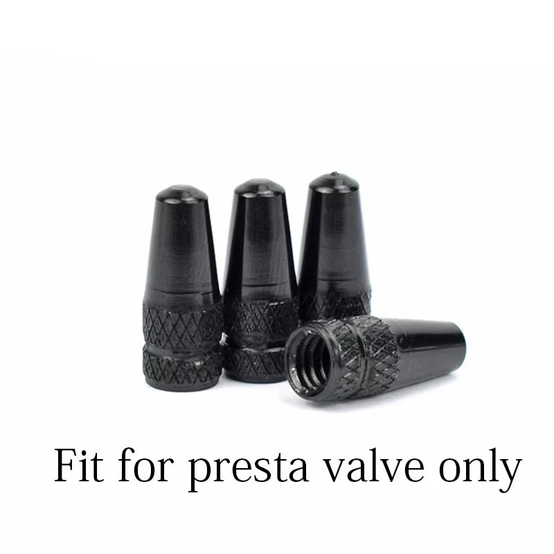 4/8pcs Aluminum Alloy Bicycle Tire FV Valve Cap MTB Road Bike Covered Protector Road MTB Tyre Dustproof Bike Presta Valve -…
