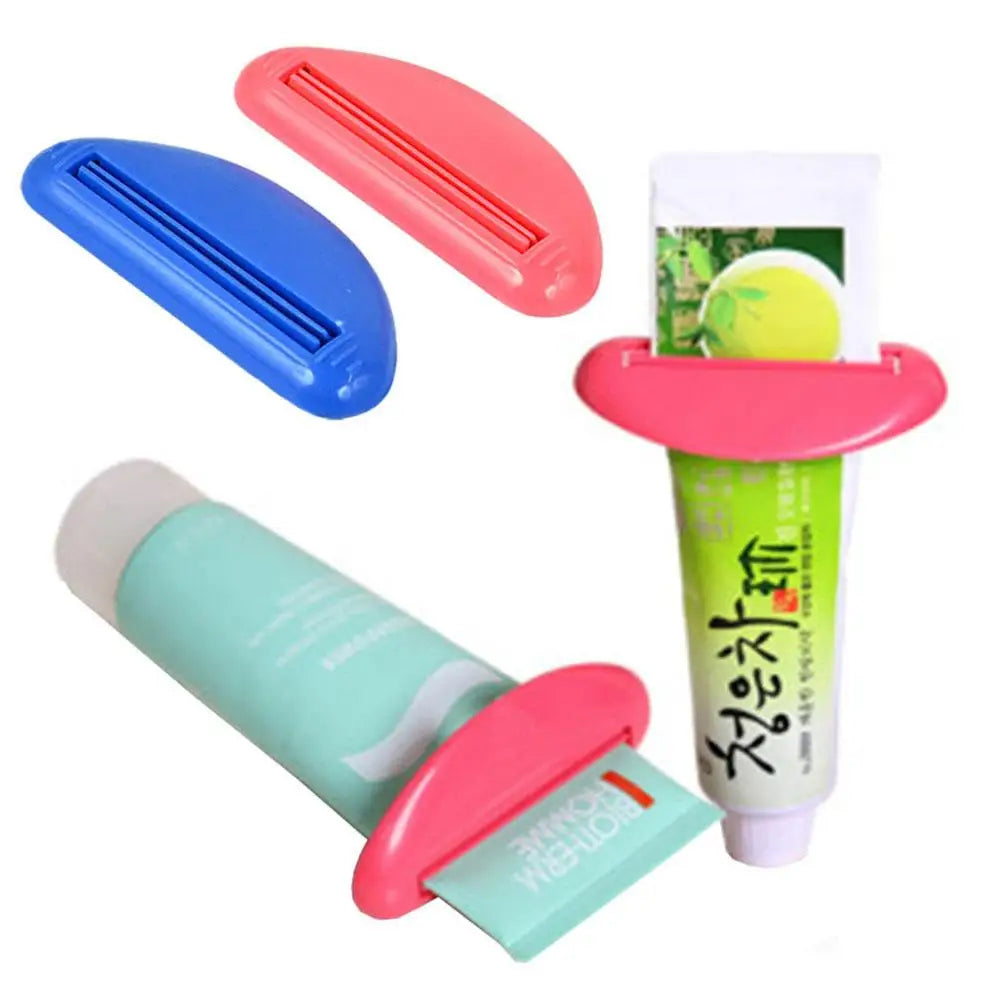 1pcs Multifunction Manual Toothpaste Dispenser Cream Tube Squeezer Bathroom Squeeze Paste Extruding Clip Squeezing Clamp - i…