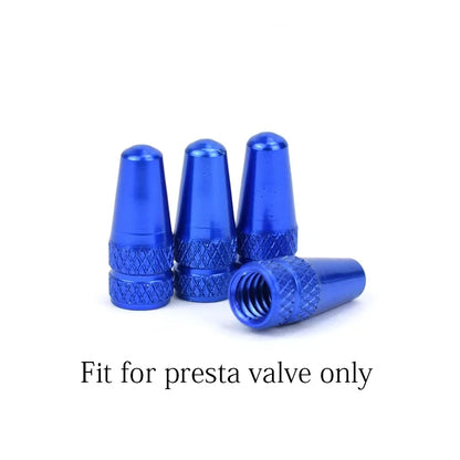 4/8pcs Aluminum Alloy Bicycle Tire FV Valve Cap MTB Road Bike Covered Protector Road MTB Tyre Dustproof Bike Presta Valve -…