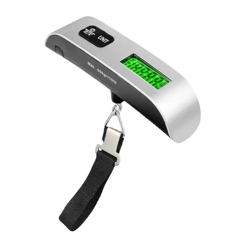 Portable Scale Digital LCD Display 110lb/50kg Electronic Luggage Hanging Suitcase Travel Weighs Baggage Bag Weight Balance T…