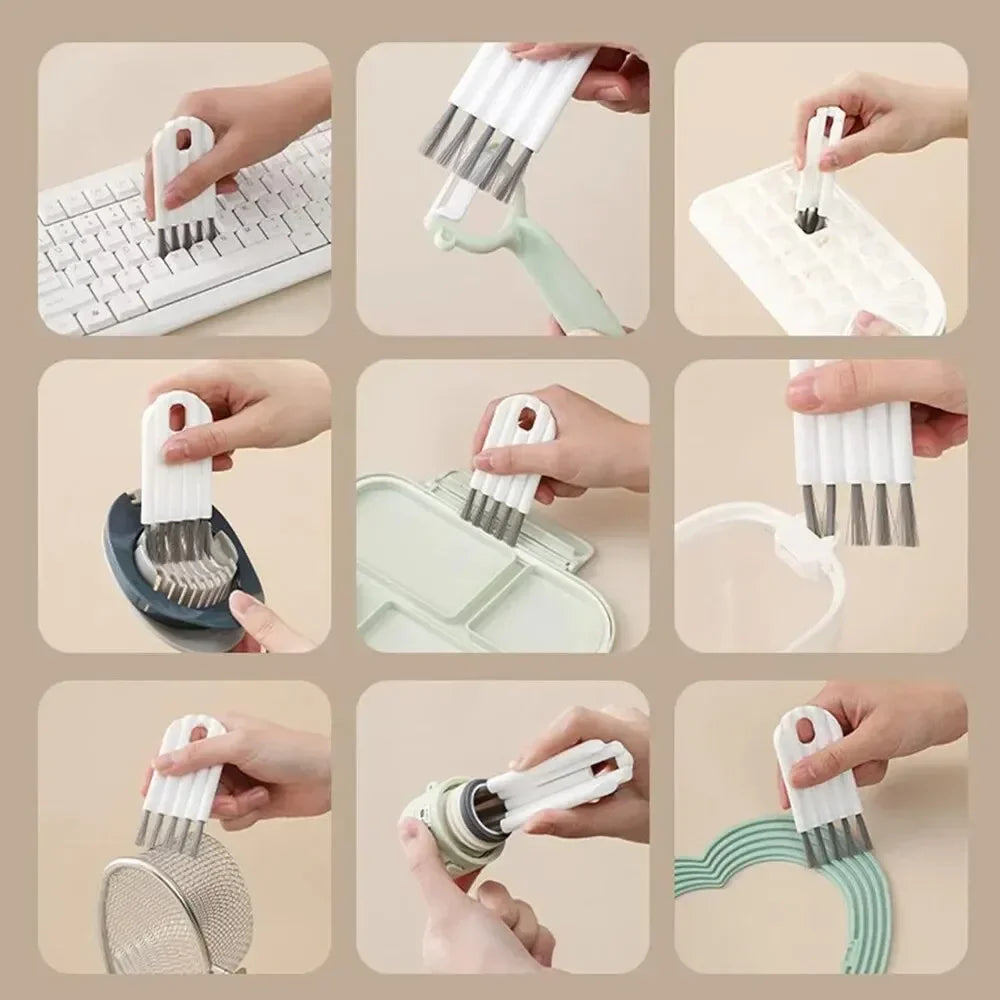 Multifunctional Flexible Gap Brush, Multi-Function Computer Cleaning Brush,Soft Brush Keyboard Cleaner, Household Cleaning T…
