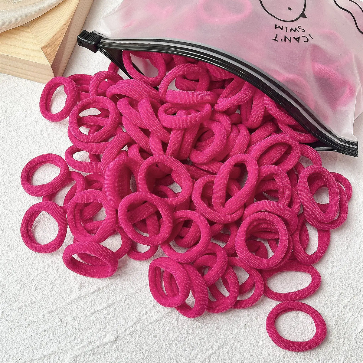 20/50pcs Kids Elastic Hair Bands Girls Sweets Scrunchie Rubber Band for Children Hair Ties Clips Headband Baby Hair Accessor…