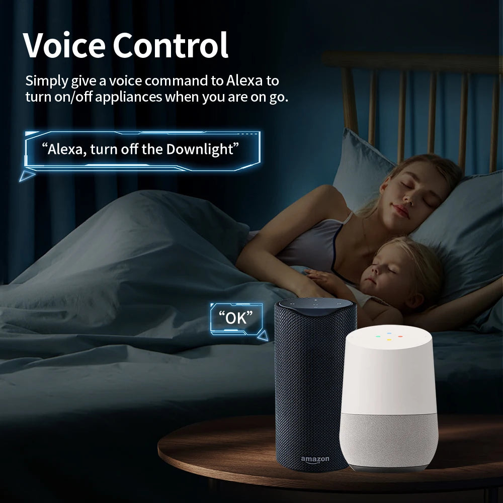 TNCE Tuya Wifi/Zigbee3.0 Smart Socket EU Plug 16/20A Power Monitor Remote Control Smart Life APP Remote Control Alexa - imag…