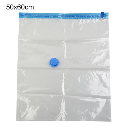 Vacuum Storage Bags With Valve Folding Compressed Space Saving Clothes Storage Big Size For Towel Cloth Blanket - image 8