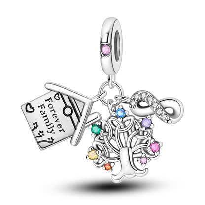 2026 Hot Sale Charms Bead 925 Sterling Silver Pink Butterfly Luminous Firefly Dangle Fit Bangle Bracelet Necklace DIY Jewelr…