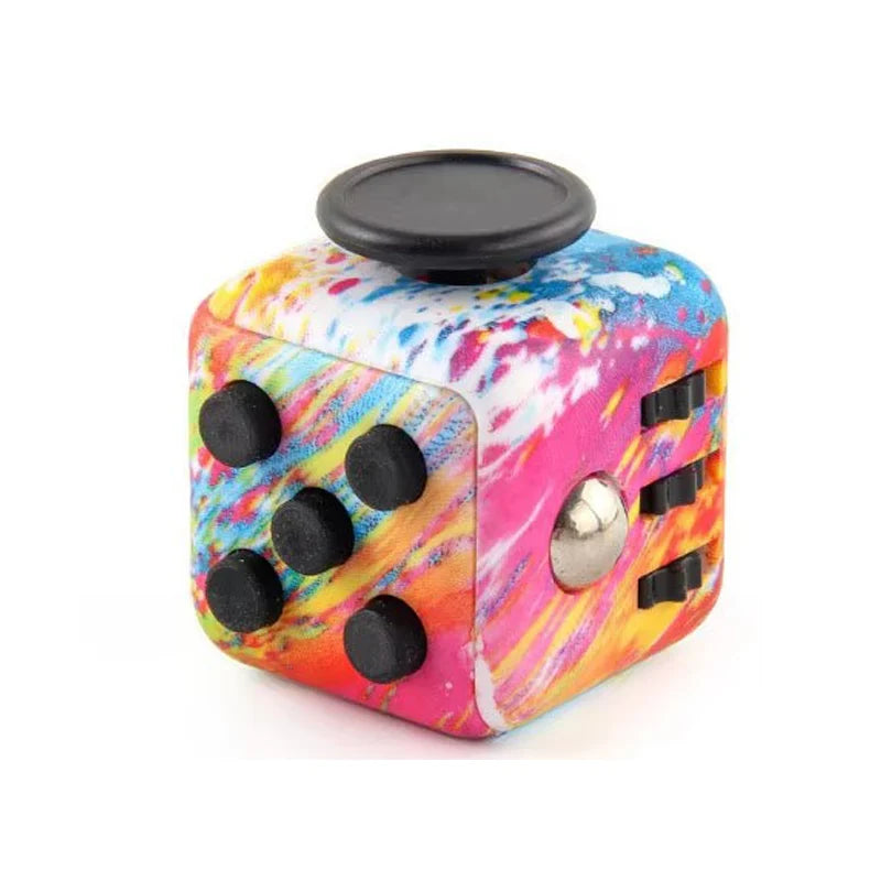 Fidget Cube Antistress Hand Spinner Decompression Toy for Autism ADHD Anxiety Sensory Toys for Kids Adults Stress Relief Toy…