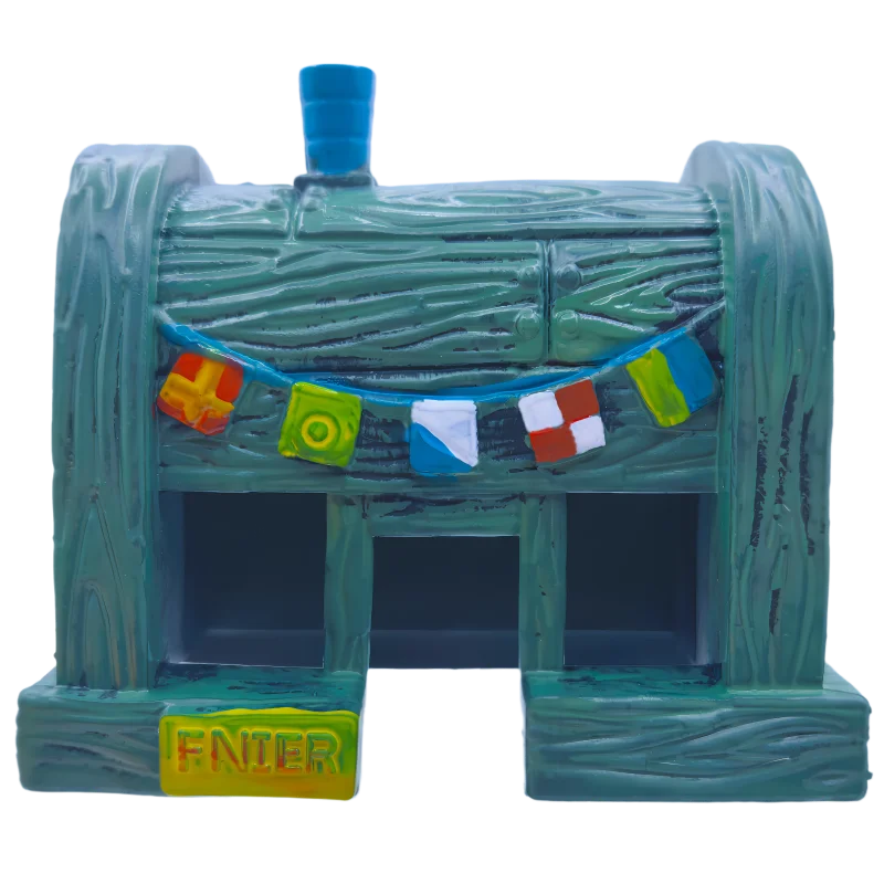 6pcs SpongeBob Fish Tank Decoration Cartoon Aquarium Doll Decorations Pineapple House Fish Shrimp Hideout Aquarium Decoratio…