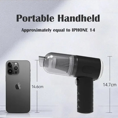 9000Pa Wireless Car Vacuum Cleaner USB Charging 1200mAh Portable Cleaning Appliance Mini Wet and Dry Vacuum Cleaner Househol…