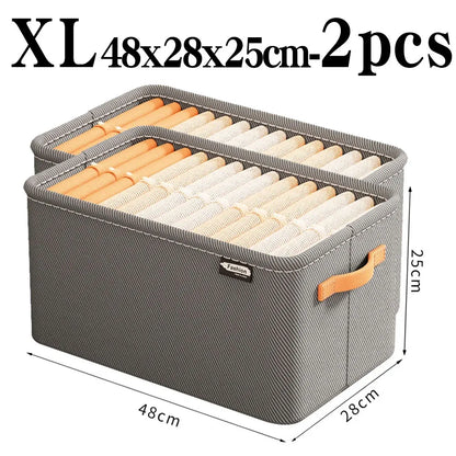 Thicken Clothes Organizer Pants Sweater Storage Cabinets Drawers Organizer Jeans Storage Box Wardrobe Clothes Storage Organi…