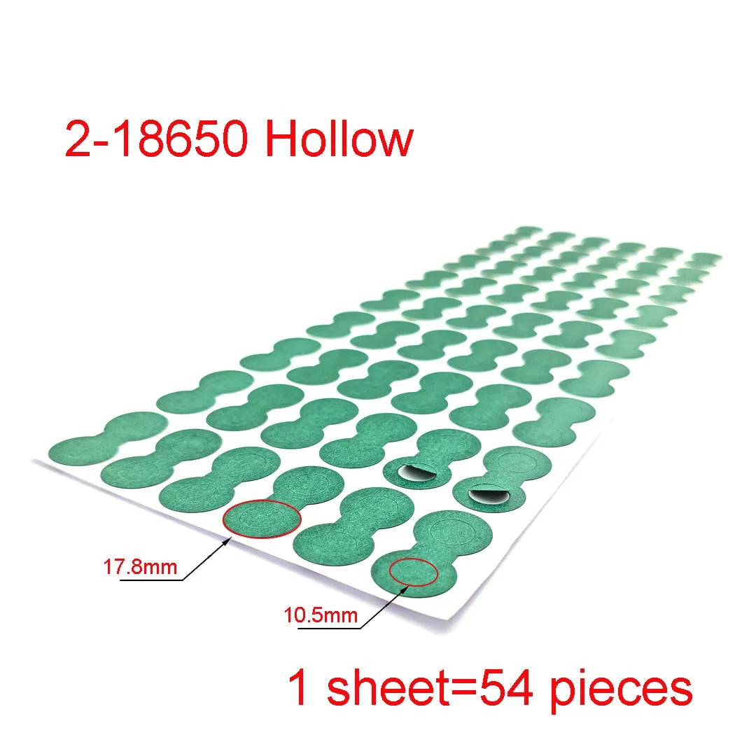 18650 21700 32650 Li-ion Battery Insulation Gasket Barley Paper Battery Pack Cell Insulating Glue Patch Electrode Insulated…