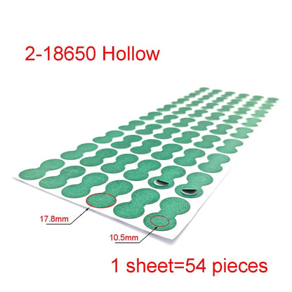 18650 21700 32650 Li-ion Battery Insulation Gasket Barley Paper Battery Pack Cell Insulating Glue Patch Electrode Insulated…