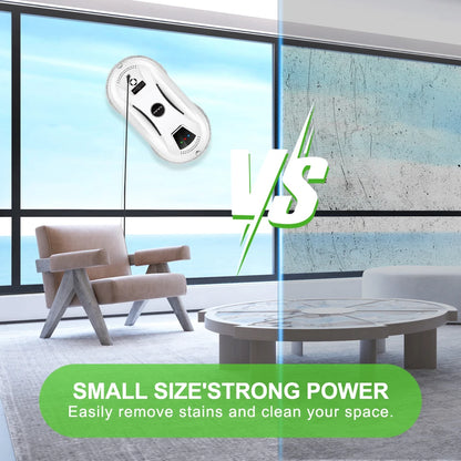 PuRuiKai Ultra Thin Robot Vacuum Cleaner Window Cleaning Robot Window Cleaner Electric Glass Remote Control for Home - image…