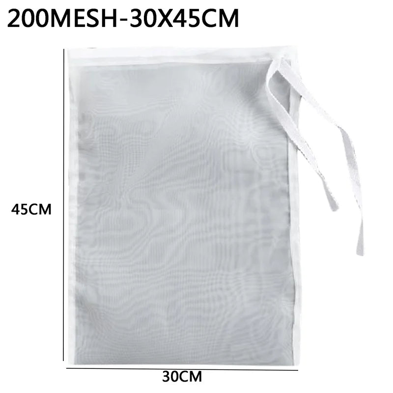 Nylon Filter Bags Vegetable Milk Strainer Sieve Drain Tea Filter Net Bag Kitchen Gadgets For Home Food Cheese Cloth Honey Si…