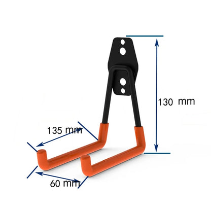 Heavy Duty Metal Hook Garage Organizer Wall Mount Bicycle Hanger Hooks Wall Mount Anti-slip Storage Hook For Ladders Garden…
