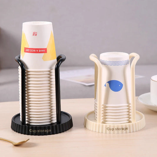 Household Disposable Paper Cup Holder, Desktop Paper Cup Storage Rack, Suitable For Living Room, Dining Room And Other Cup T…