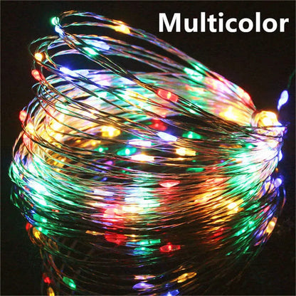 USB Led Fairy Lights Copper Wire String 20M 200LED Holiday Outdoor Lamp Garland For Christmas Tree Wedding Party Decoration…