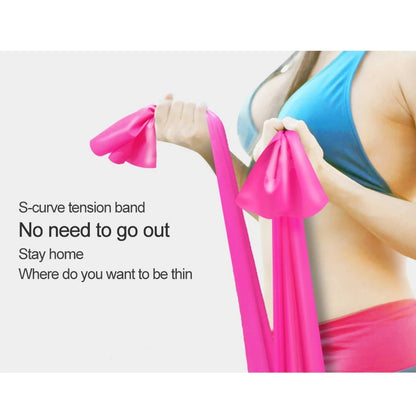 Yoga Elastic Bands Portable Pilates Hip Circle Expander Bands Latex Tension Gym Family Strength Training Resistance Belt - i…