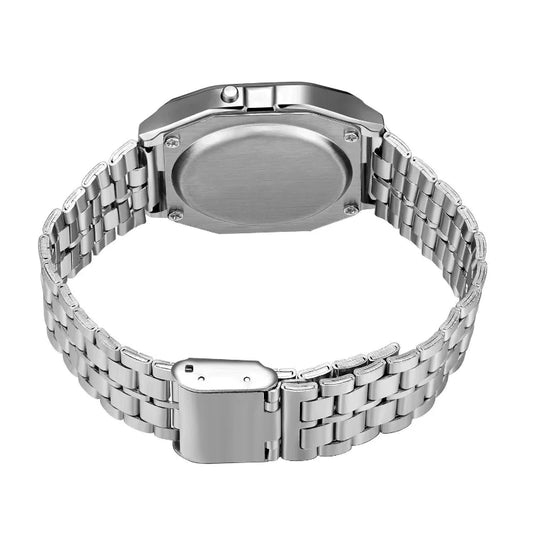 F91W Non-Waterproof Steel Band Watch For Women, Men, Business Clock, Multi-Functional LED Digital Sports Watch, Electronic C…