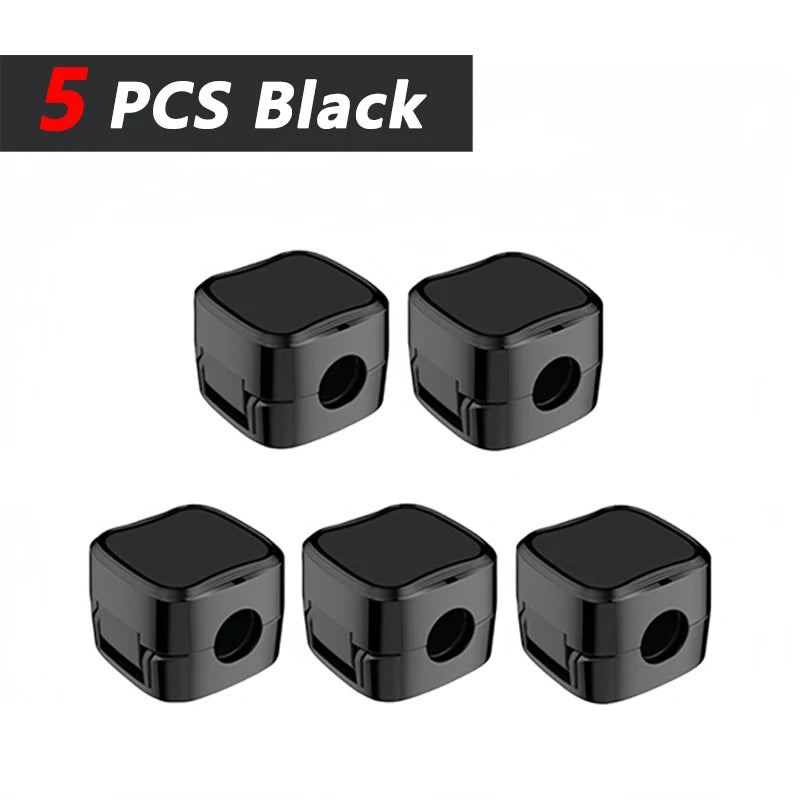 iLMH Non-magnetic Strong ​Cable Clips Adjustable Cord Holder, Adhesive Under Desk Mgmt Organizer, Home Office Car Wall Deskt…