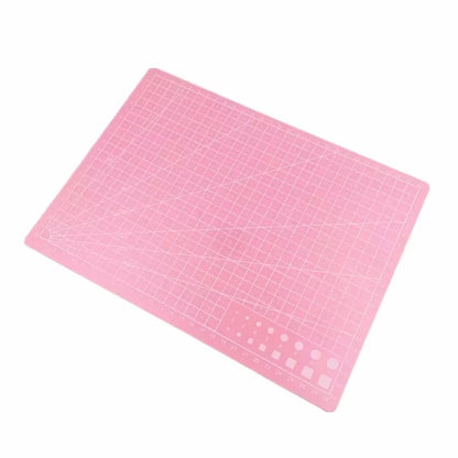 A3 A4 A5 PVC Cutting Mat Workbench Patchwork Cut Pad Sewing Manual DIY Knife Engraving Leather Cutting Board Side Underlay -…