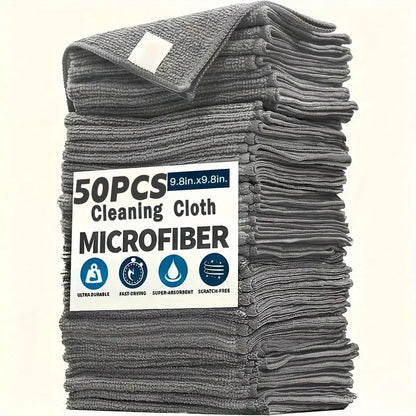 Thicken Microfiber Cleaning Cloths Lint Free Microfiber Cleaning Towel Cloths Reusable Cleaning Towels Absorbent for Car Win…