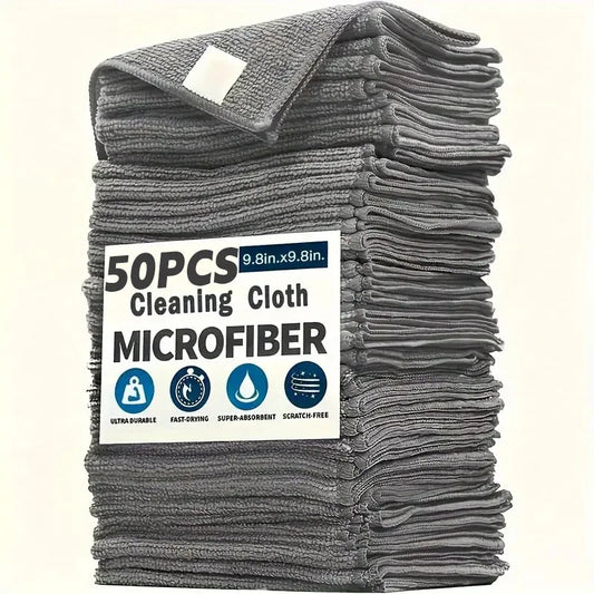 Thicken Microfiber Cleaning Cloths Lint Free Microfiber Cleaning Towel Cloths Reusable Cleaning Towels Absorbent for Car Win…