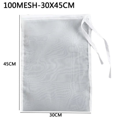 Nylon Filter Bags Vegetable Milk Strainer Sieve Drain Tea Filter Net Bag Kitchen Gadgets For Home Food Cheese Cloth Honey Si…