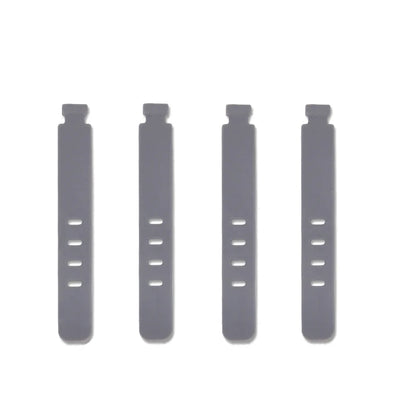 20/12/4PCS Cable Ties Cord Organizer Management Silicone Wire Holder Straps Zip Clips Reusable Tie Wraps Keeperwinder Rubber…