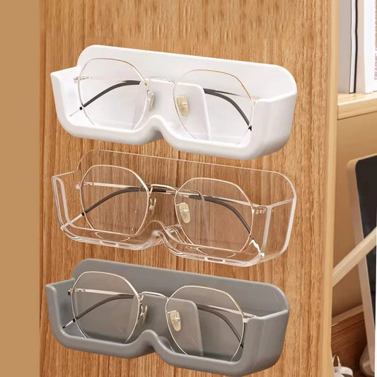 1/3PC Glasses Holder Wall Mounted Sun-glasses Display Holder Punch-free Self-adhesive Clothes Accessories Organizer Home Sto…