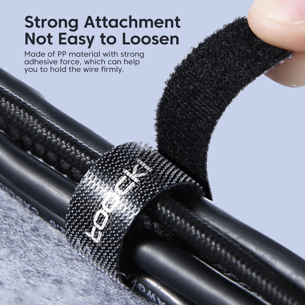 Toocki Cable Organizer Wire Winder USB Cable Management Protector Earphone Mouse Cord Ties Phone Accessory for iPhone Samsun…
