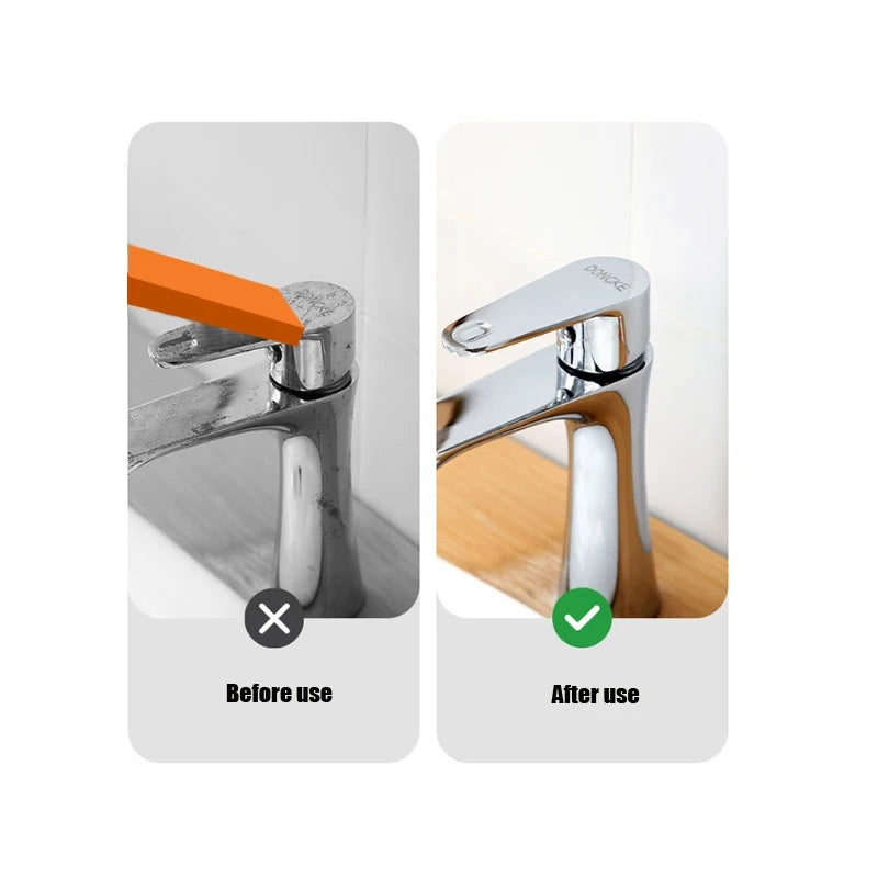 1 Pc Easy Limescale Eraser Rubber Household Kitchen Cleaning Tools Kitchen Toilet Rust Brush Bathroom Glass Rust Remover - i…