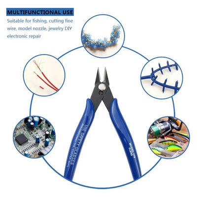 Bomurphy Diagonal Pliers Carbon Steel Pliers Electrical Wire Cable Cutters , Wire Snips for Electronics Soft Copper Jewelry…