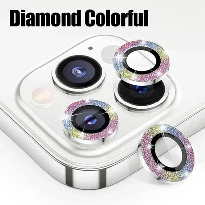 3Pcs Metal Lens Protector Glass For iPhone 15 13 12 11 14 Pro Max Back Camera Lens Protection Film For iPhone 13 Mini 14 15…