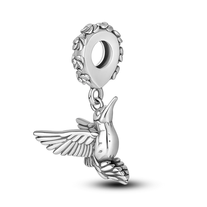 2026 Hot Sale Charms Bead 925 Sterling Silver Pink Butterfly Luminous Firefly Dangle Fit Bangle Bracelet Necklace DIY Jewelr…