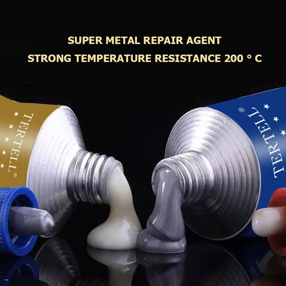 Cold Welding Glue Metal Repair Glue Heat-resistant AB Sealant High-strength Magic Plastic Repair Casting Adhesive Epoxy Resi…