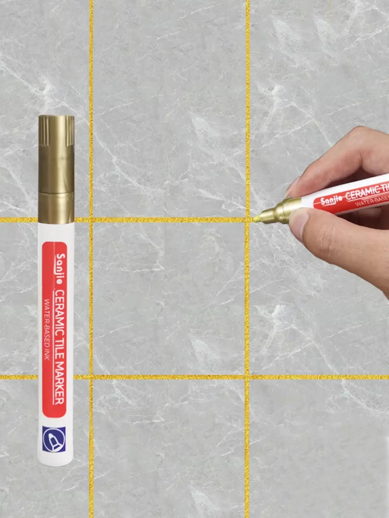 1/5/10/30PC Ceramic tile bathroom wall floor tile gap color repair anti-mildew waterproof whiteboard color repair pen - imag…