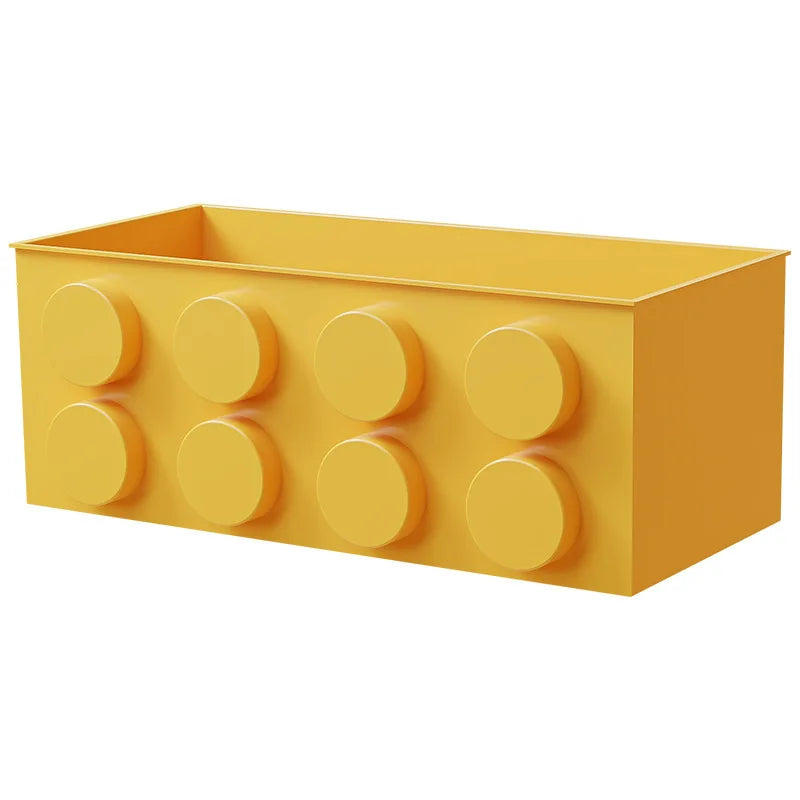 1/4pc Magnetic Storage Box Refrigerator Entrance Door Shelf Organizer Building Block Wall Mounted Rack Home Kitchen Decor Ho…