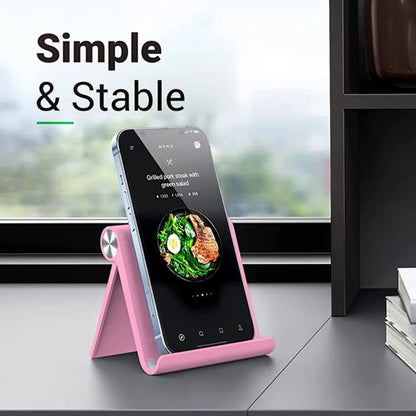 Adjustable Phone Holder Stand Portable Foldable Desktop Phone Support Universal Cell Phone Stand for iPhone, Samsung - image…