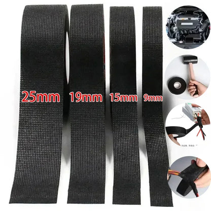 Automotive Cloth Tape Electrical Insulating Fabric Tapes Heat Resistance Thermal Car Tape Waterproof Soundproof Wires Tape -…