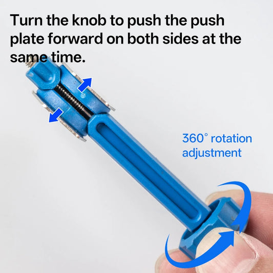 Portable Bicycle Brake Pad Spreader Tool 360° Rotatable Bike Oil Disc Piston Reset Hydraulic Brake Caliper Piston Extension…