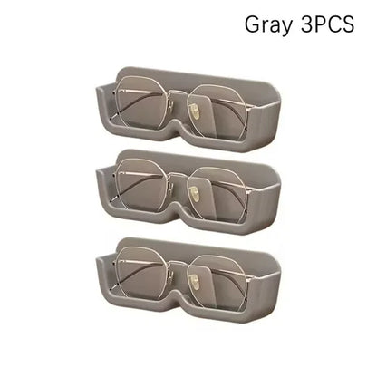 1/3PC Glasses Holder Wall Mounted Sun-glasses Display Holder Punch-free Self-adhesive Clothes Accessories Organizer Home Sto…