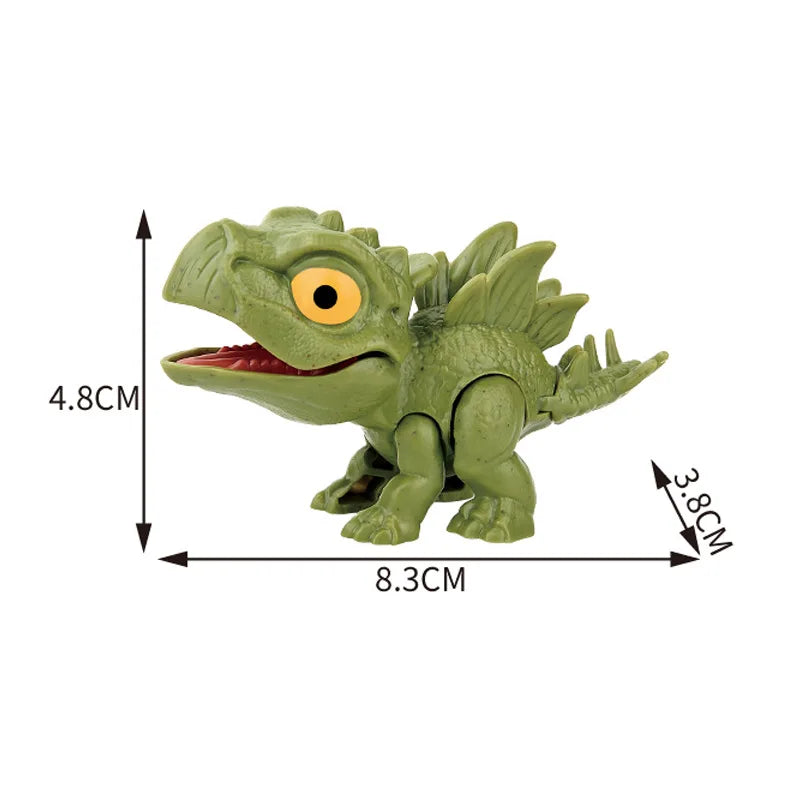 Jurassic Finger Dinosaur Triceratops Tyrannosaurus Model Toys for Kids Creative Finger Biting Dinosaurs Interactive Toy Boy…