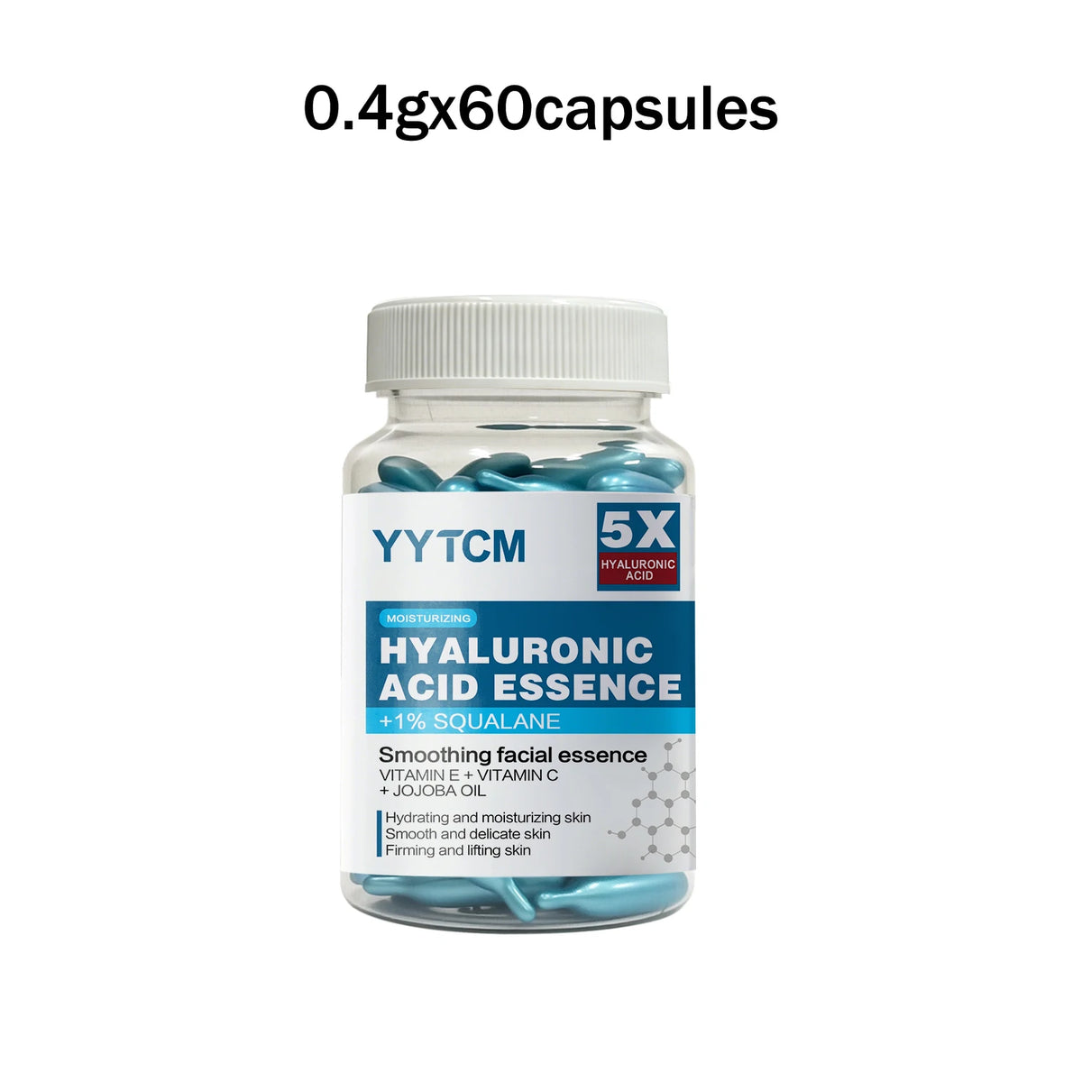 Hyaluronic acid deep moisturizing capsule essence, deep moisturizing and brightening skin essence (0.4gx30 capsules)/bag -1…