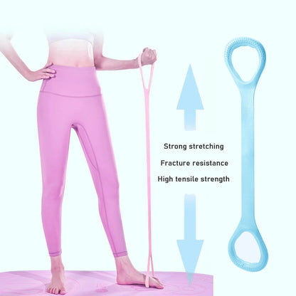8 Fitness Workout Resistance Band Arm Back Shoulder Exercise Elastic Training Band Yoga Pilates Equipment - image 3