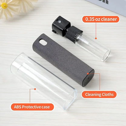 2 in 1 Microfiber Screen Cleaner Spray Bottle Mobile Phone Tablet Computer Microfiber Cloth Cleaning Wipes For iPhone Samsun…