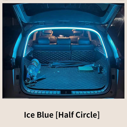 Car high brightness trunk lighting ambient light interior decoration LED wiring free automatic sensing tailgate light strip…